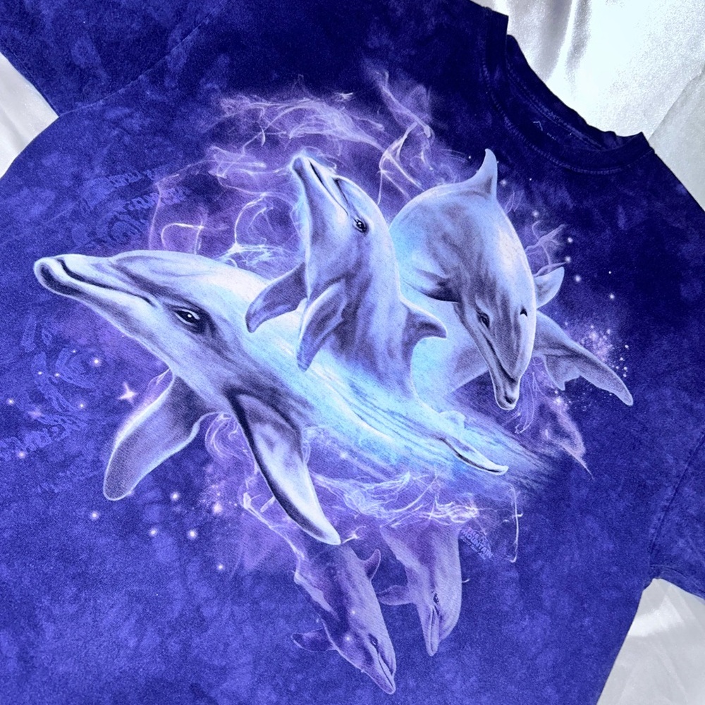 Purple Dolphin Graphic T-Shirt